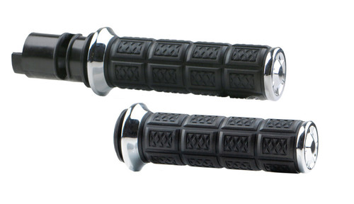 Kuryakyn Enygma Grips 24 and Up Touring 25 and Up Softails Throttle-By-Wire Chrome