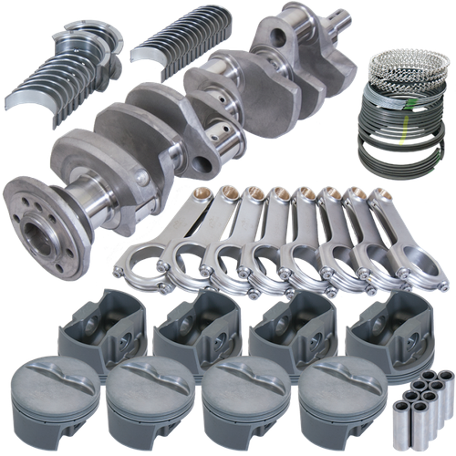 Eagle Chevy 350 3.750in Crank 5.700in H-Beam -5cc Flat Top 4.060in Pistons Rotating Assembly