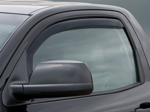WeatherTech 07-21 Toyota Tundra DC/CC/CrewMax & 08-22 Sequoia RR Side Window Deflectors - Dark Tint