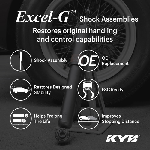 KYB 13-16 / 2020 Ford Fusion Excel-G Rear Gas Shock Assembly