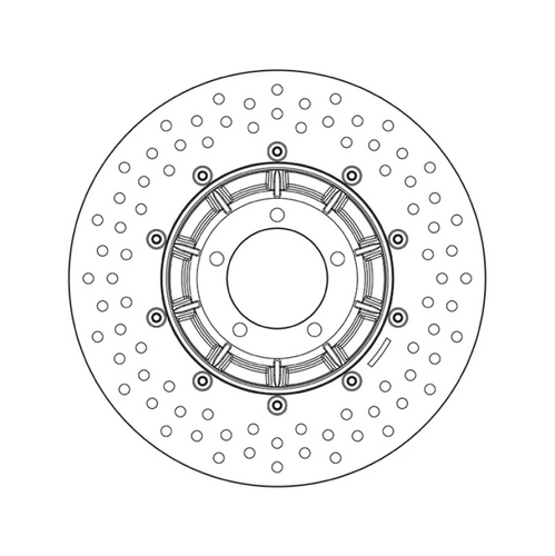 Brembo 78-86 BMW R45 450cc 260x5mm Brake Disc - Front Floating