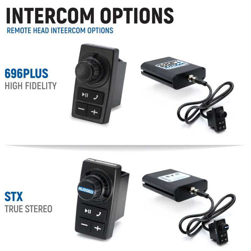Rugged Radios Polaris Xpedition Kit w/ BTI 2-Way Radio 696 PLUS Remote Head Intercom / G1 GMRS