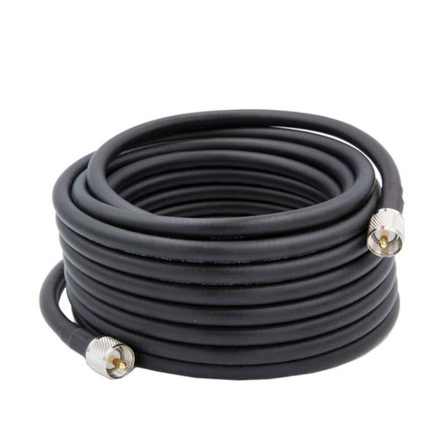 Rugged Radios HD Flag Pole Antenna Coax Cable for Base Camp and Base Stations 25 Foot