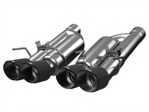 Kooks 09-13 Chevrolet Corvette Z06/ZR1 3in. Valved Axle-Back Exhaust w/ CF Tips