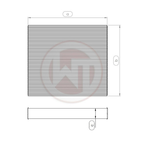 Wagner Tuning 240x251x52mm Radiator Core