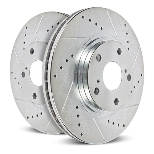 Power Stop 22-23 Kia Carnival Rear Drilled & Slotted Rotor (Pair)