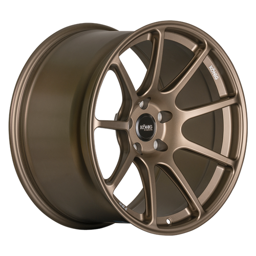 Konig Forged F5R 19x8.5 5x114.3 ET42 Satin Bronze Wheel (Knurled Bead)