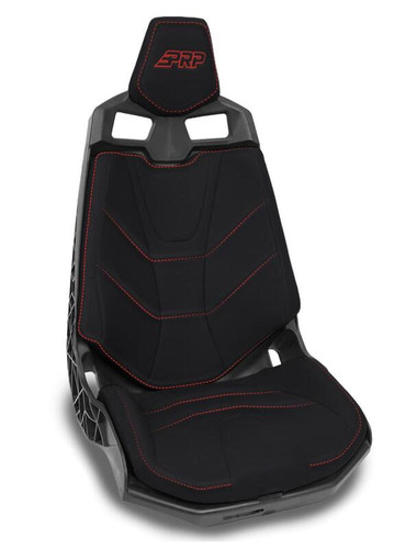 PRP Can-Am Maverick X3/Maverick R Seat Covers - Black/Red