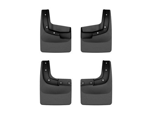 WeatherTech 2024 Ford Ranger (No Raptor) No Drill Rear MudFlaps - Black