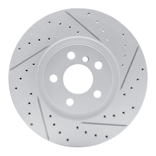 R1 15-25 BMW 228I Gran Coupe Front Right Drilled & Slotted Geo-Carbon Rotor