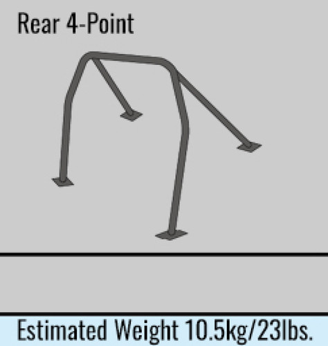 Cusco D1 Chromoly 4-PT Roll Cage Nissan BCNR33 (S/O/No Cancel) CUSCO BLUE