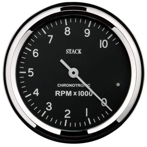 Autometer Chronocentric Tachometer - 80mm Blk - 0-10K RPM