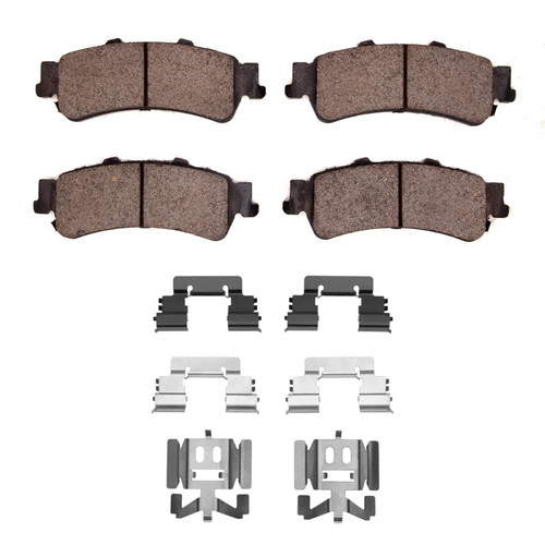 R1 99-11 Cadillac DTS Rear Semi Met Pads & Hardware Kit