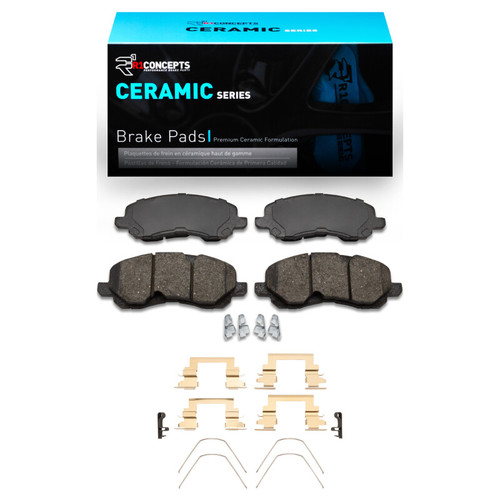 R1 2016-2017 Jeep Patriot Front R1 Ceramic Pads & Hardware Kit