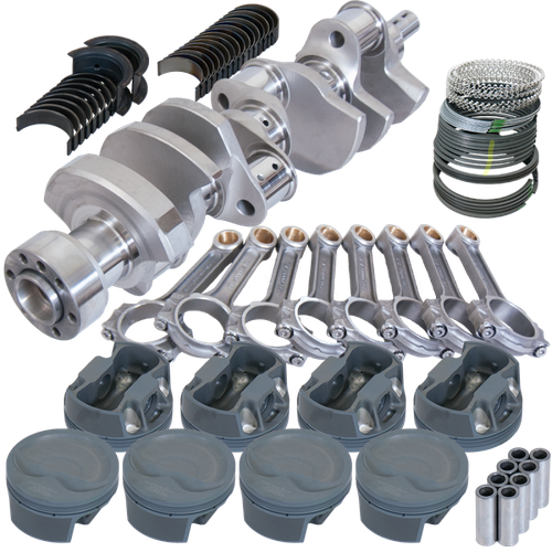 Eagle Chevy LT1 350 1Pc 3.750in Crank 6.000in I-Beam Rods -16cc 4.030in Pistons Rotating Assembly