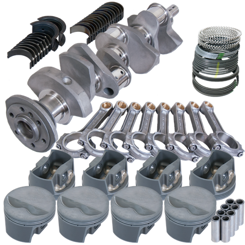 Eagle Chevy 350 3.480in Crank 5.700in I-Beam Rods -5cc Flat Top 4.040in Pistons Rotating Assembly