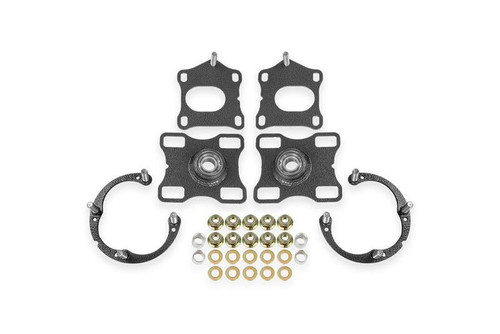 BMR Suspension 11-14 Ford Mustang Caster/Camber Plates - Black Hammertone