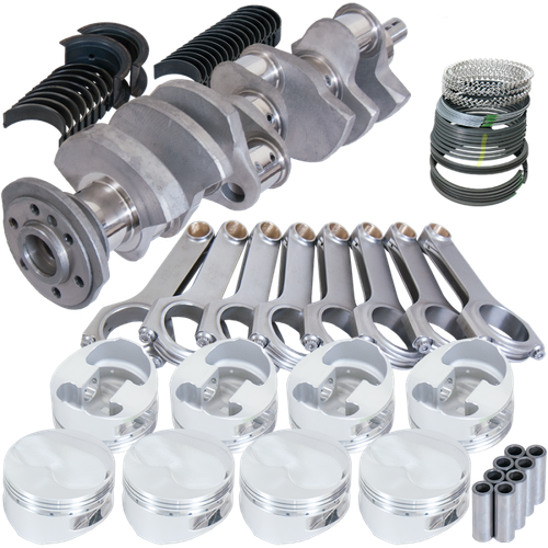 Eagle Chevy 400 3.875in Crank 6.000in H-Beam Stroker Rods -10.8cc 4.185in Pistons Rotating Assembly