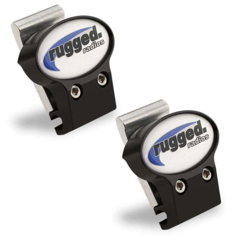 Rugged Radios 2 Pack - Quick Mount for Helmet Kit Wiring Installation