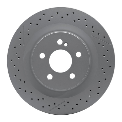 DFC 08-15 Mercedes-Benz C63 AMG Rear Drilled GeoSPEC Coated Rotor and Slotted