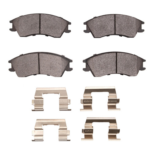 R1 1989-1994 Subaru Justy Front R1 Semi Met Pads & Hardware Kit