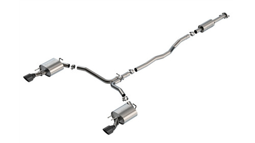Borla 20-24 Toyota Camry TRD 3.5L V6 FWD S-Type Cat-back - Black Chrome