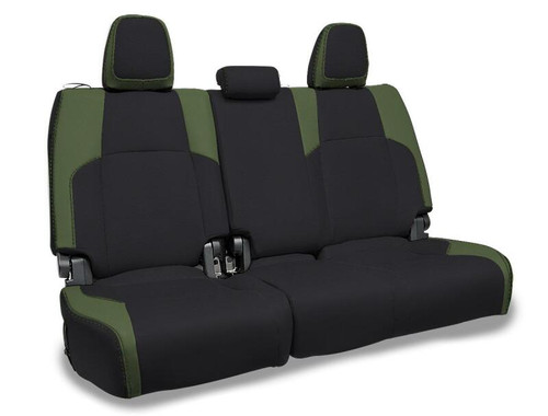 PRP 2024 Toyota Tacoma Rear Bench Covers - Black and Olive Green