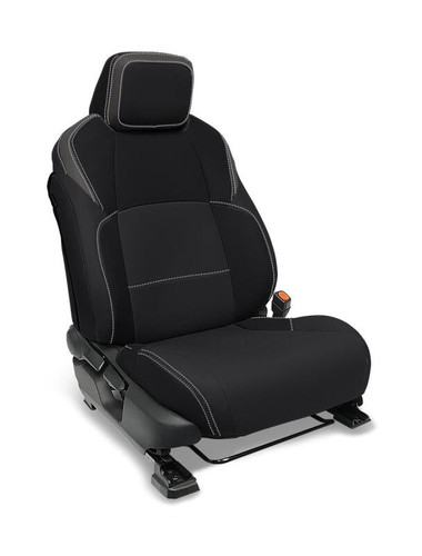 PRP 2024 Toyota Tacoma Front Seat Covers (Pair) - Black and Gray