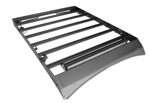 Cali Raised 14-21 Toyota Tundra Crew Max Premium Roof Rack - 52 In Dual Row Spotam/No Light