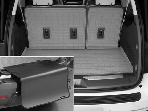 WeatherTech 2021 Chevrolet Suburban/GMC Yukon XL SeatBack Cargo Liners HP w/Bumper Protector - Grey