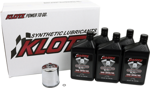 Basic Harley Davidson 5qt Synthetic Oil Change Kit
