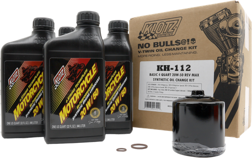 Basic Hd Rev Max 4qt Synthetic Oil Change Kit