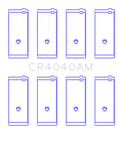 King Engine Bearings Ford Fiesta/Escort Tlb/Gud/J4B 1.0L 1.2L 1.3L (Size +0.25mm) Conrod Bearing Set