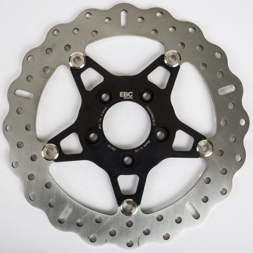 V-twin Street Rotor Fsd006cblk Floating 5 Spoke Front