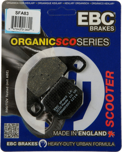 Brake Pads Sfa83 Organic