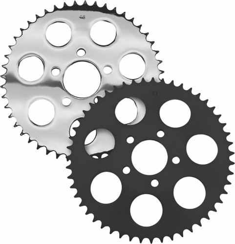 Rear Sprocket 51t Chrome Dished Big Twin 00-13