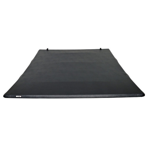 Westin 05-21 Nissan Frontier/09-12 Suzuki Equator 5ft. Bed Soft Tri-Fold Tonneau Cover - Black