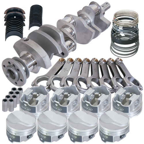 Eagle Chevy 396/402 3.766in Crank 6.135in H-Beam 17cc Dome 4.125in Pistons Rotating Assembly