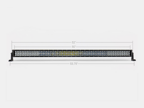 Cali Raised 52 Dual Row 5D Optic Osram Led Bar - Spot