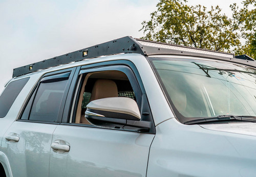 Cali Raised 10-24 Toyota 4Runner Prem Roof Rack-42In Combo Beam/No Switch/Cut Outs/Light Kit