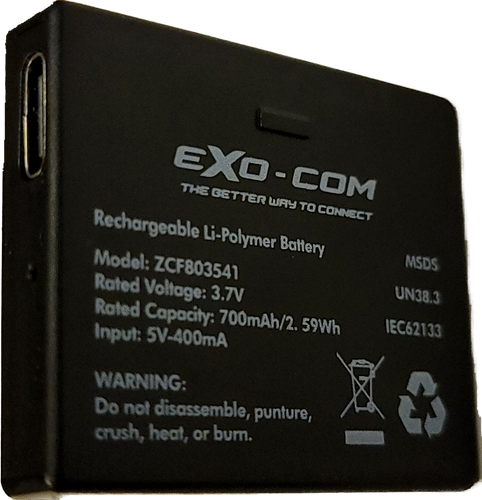 Exo-com Replacement Spare Battery