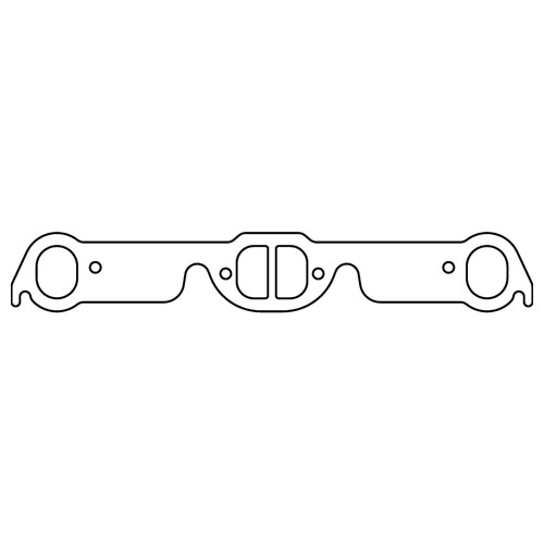 Cometic Pontiac V8 .094in HTG Exhaust Manifold Gasket Set - 1.940in x 1.500in D/Oval Ports
