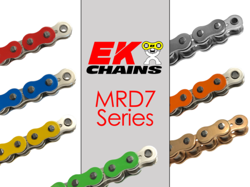 Vortex Racing EK 520 MVXZ2 Rivet Master 130 Links- Black Nickel