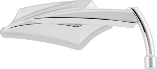 Bikers Choice 65-Up Chrome Angler Mirror Universal Custom Pair