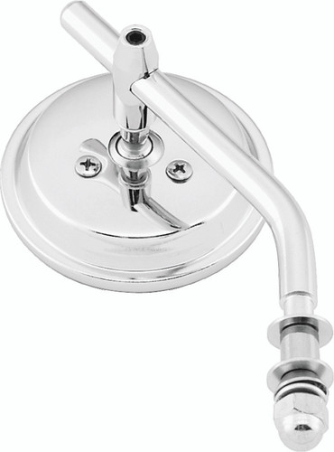 Bikers Choice 65-Up Chrome 3in Round Mirror Ea