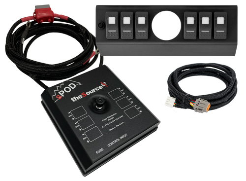 sPOD 07-08 Jeep Wrangler SourceLT w/Opening LED Switch Panel (2 1/16 Inch)