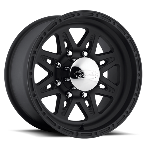 Raceline 892 Renegade 16x8in / 8x170 BP / 0mm Offset / 130.81mm Bore - Satin Black Wheel