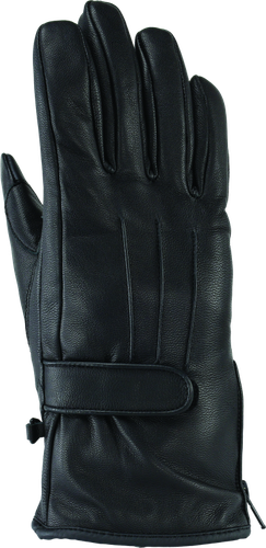 Kuryakyn Leather By River Road Taos Cold Weather Gloves Black Womens - XL