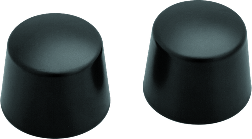 Kuryakyn Front Axle Nut Caps Satin Black