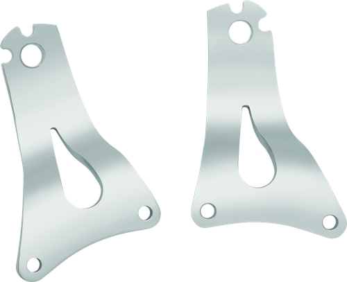 Kuryakyn Fixed Mounts Multi-Purpose Driver &amp; Passenger Backrest 14 and Up Touring Models Chrome